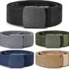 Casual Men's Belt Nylon 5 Pack