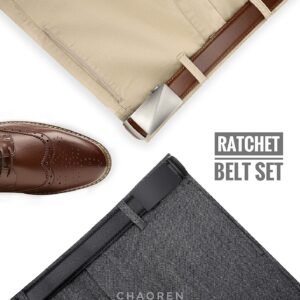 Leather Ratchet Belt 2 Pack 35mm - Image 2