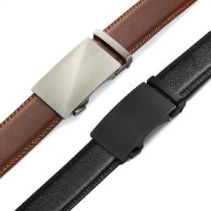 Leather Ratchet Belt 2 Pack 35mm - Image 3