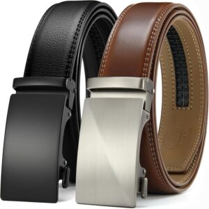 Leather Ratchet Belt 2 Pack 35mm