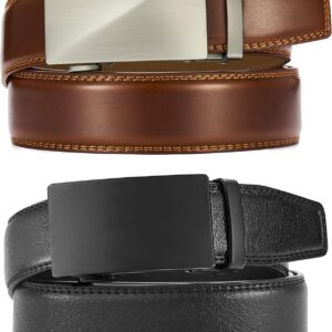 Leather Ratchet Belt 2 Pack 35mm - Image 5
