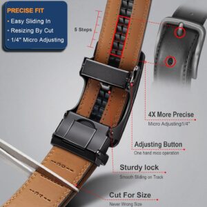 Men's Adjustable Ratchet Belt Gift Boxed - Image 4