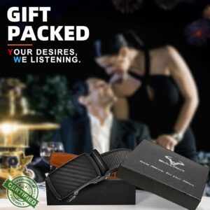 Men's Adjustable Ratchet Belt Gift Boxed - Image 7