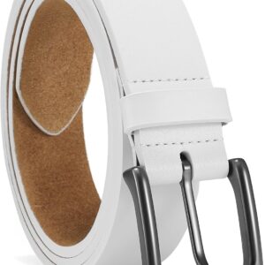 Men's Leather Belt 35mm Casual Dress - Image 14
