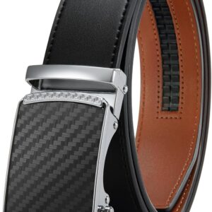 Men's Leather Ratchet Belt Customizable Fit 35mm - Image 10