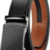 Men's Leather Ratchet Belt Customizable Fit 35mm