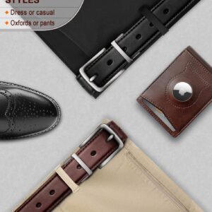 Men's Reversible Belt Genuine Leather Adjustable - Image 8