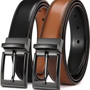 Reversible Dress Belt Leather 1.25 Inch Men