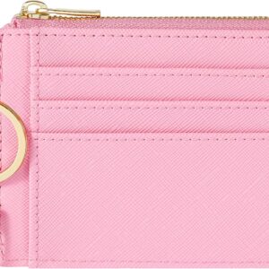 Slim Front Pocket Wallet Keychain 6 Card Slots