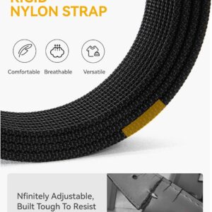 Web Belt Nylon Non Metal Buckle Men 38mm - Image 6
